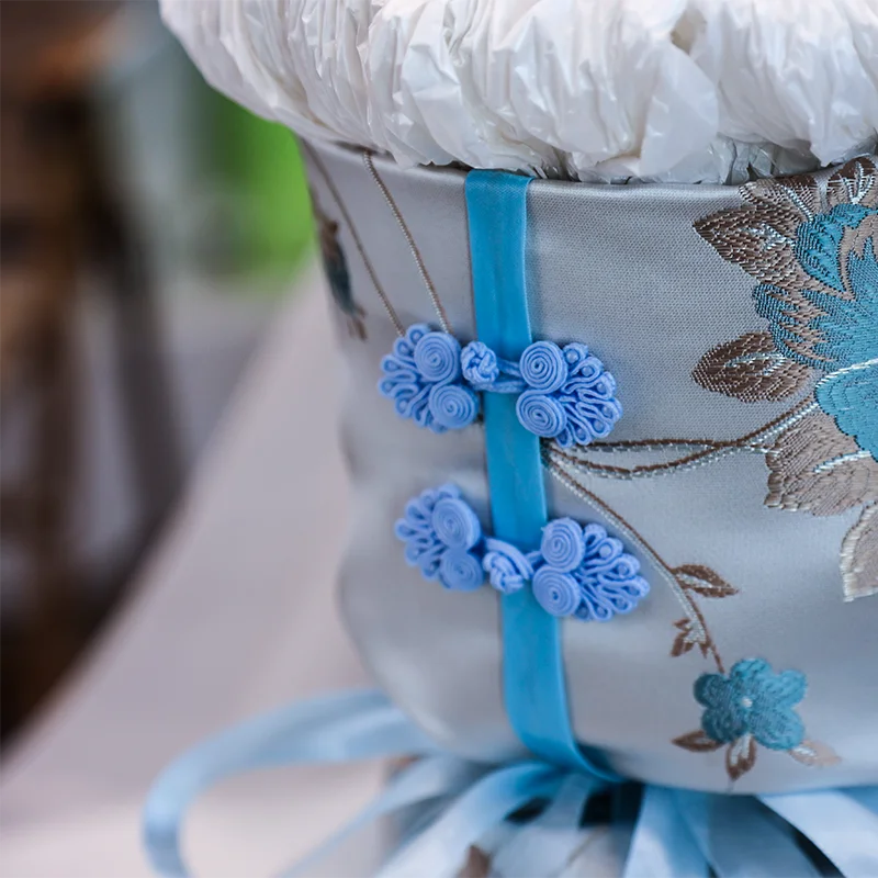 JAYWOOD New Design Flower Packaging Barrels Supplies Material Bouquet Bucket Plastic Flower Arranging Container Moulds