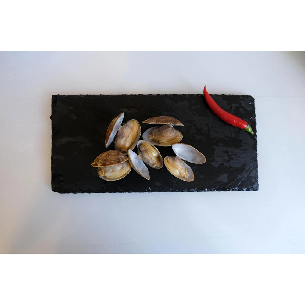 Authentic seafood party with frozen fresh clam meat, seafood clam meat, frozen red shellfish meat and no meat