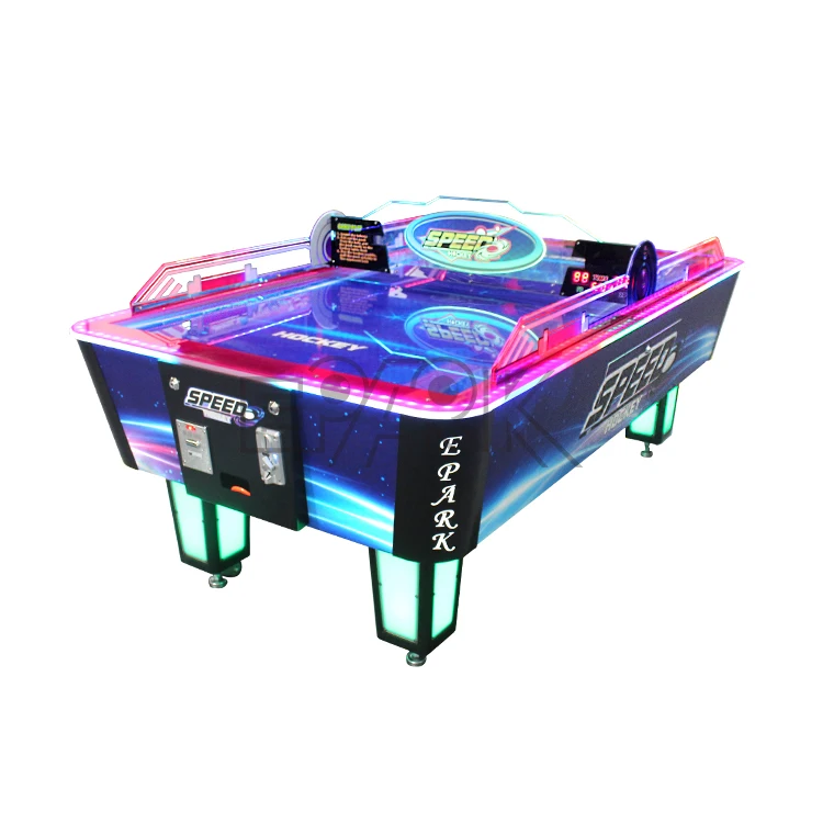  Играйте в мини-игры билетные игроки высококачественные настольные монетные игры для взрослых 2 игрока голубой воздушный хоккей аркадная