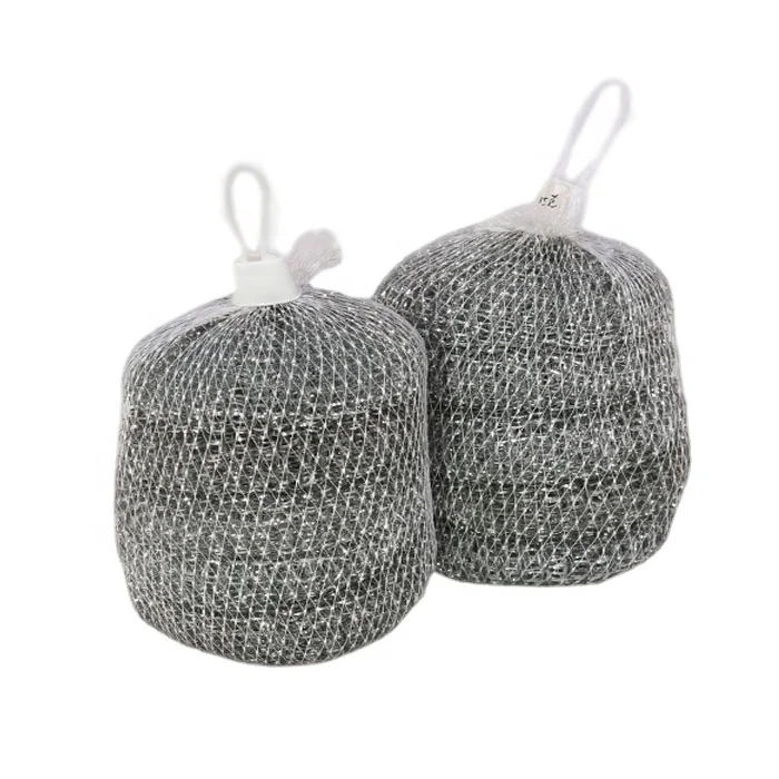 Factory Hot Selling Stainless Steel Galvanized Mesh Scouring Scrubber for Kitchen Cleaning