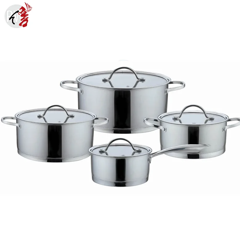 Realwin  cooking pots wholesale Customized kitchenware nonstick stainless steel cookware sets
