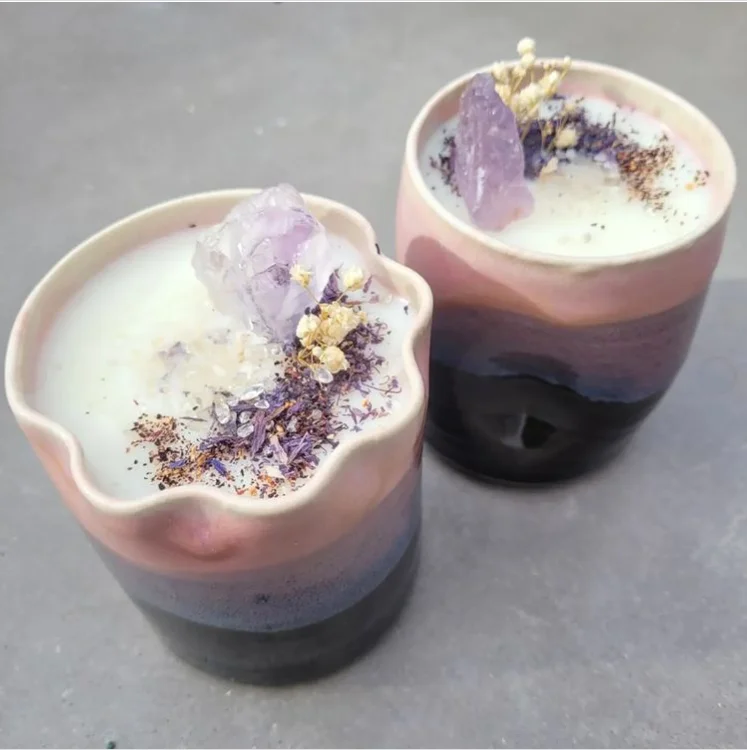 Unique Design Home Decoration Crystal Creative Long Time Burning Clear Scented Candles