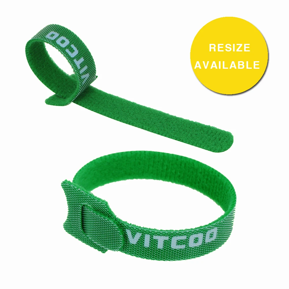 Releasable Wire Organizer Double Side Strap Colorful Back to Back Hook and Loop Cable Ties