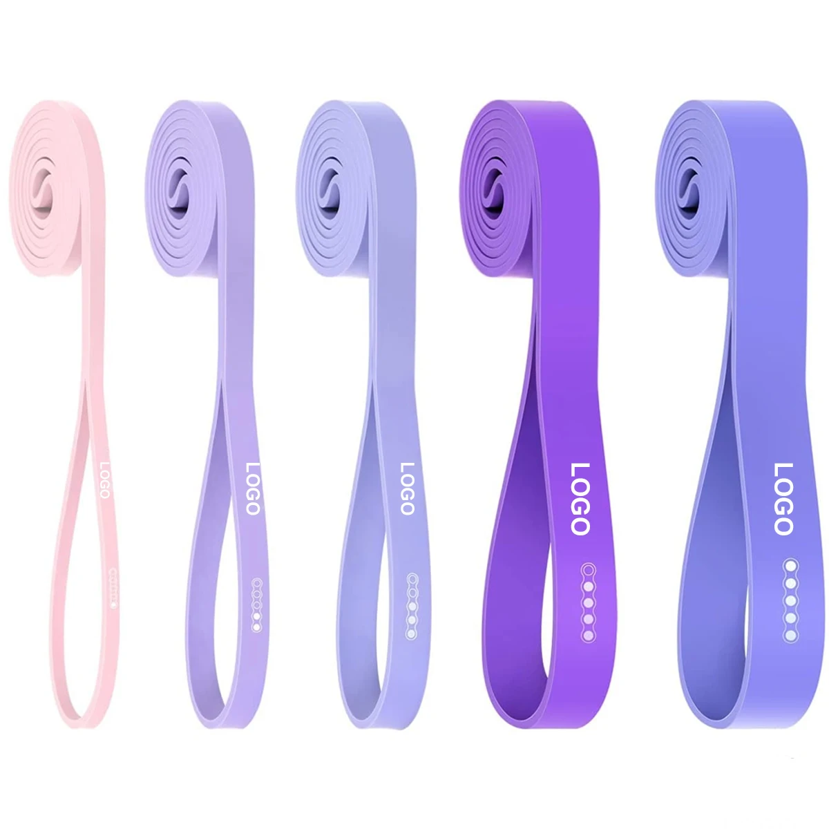 2023 Hot Sale Custom Logo Resistance Band set Fitness Power Assist Pull up Exercise Bands Gym Latex Elastic Bands