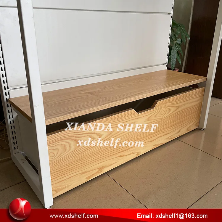 Home Decor Pillow Cushion Towel Clothing Display Rack Textile Display Timber Rack Other Store Home MDF Shelf Metal & MDF