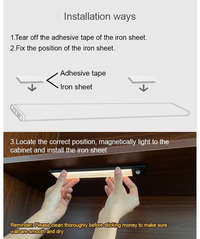 closet light motion activated