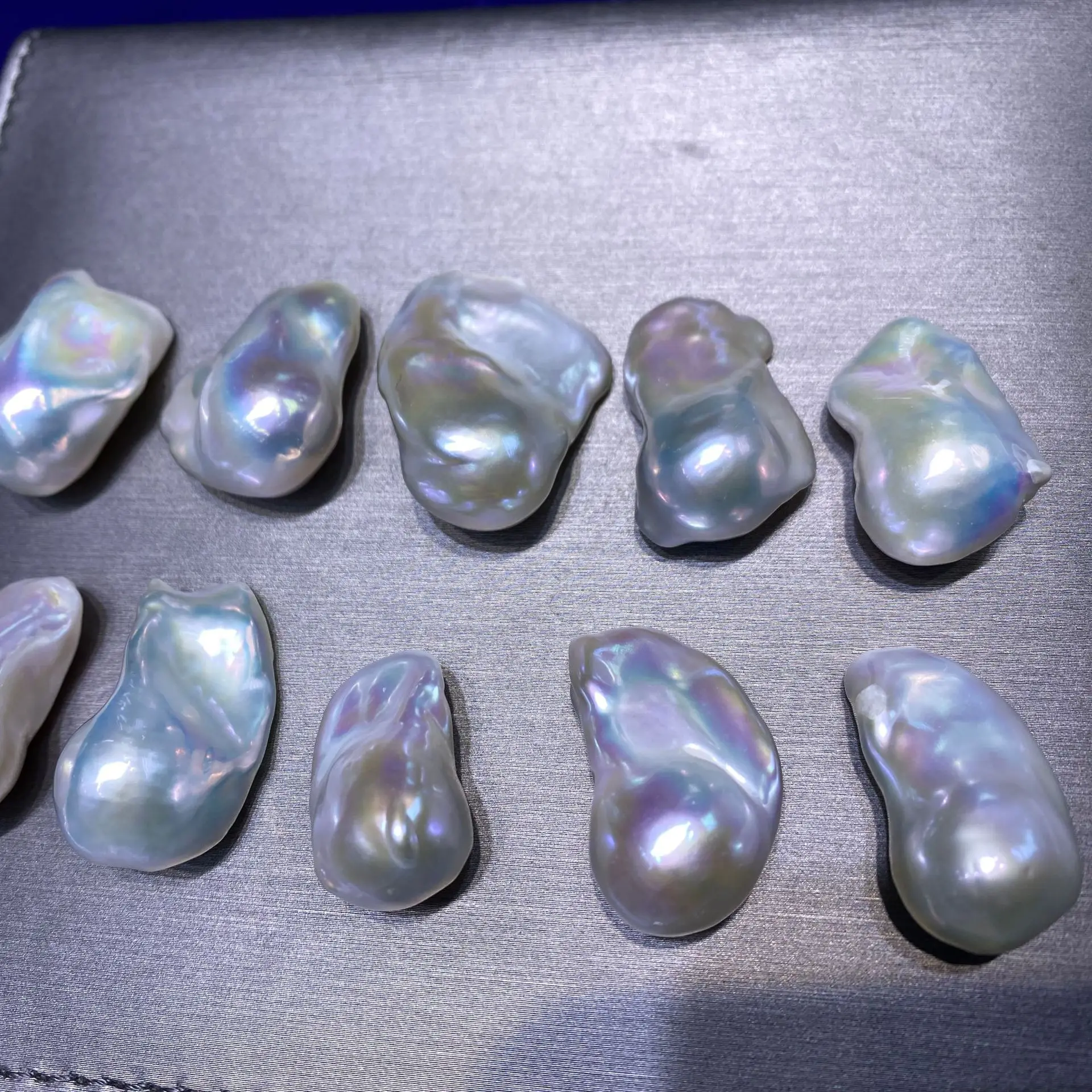 15-22mm white baroque pearl smooth surface strong light baroque pearl white bright Baroque Diy Pearl jewelry