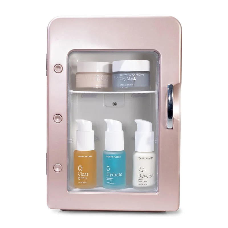 Hot Sale Household Small Makeup Cosmetic Box Electric Refrigerator Portable Mini Beauty Frigo Skin Care Table Top Fridge For Car