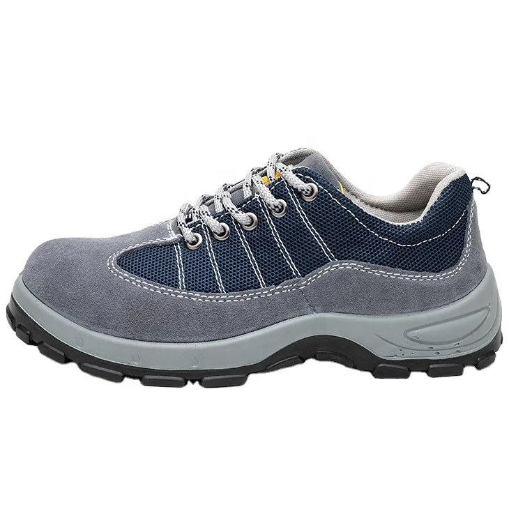 
Hot Selling Popular anti-smashing puncture antiskid design steel bottom steel toe protective safety shoes 