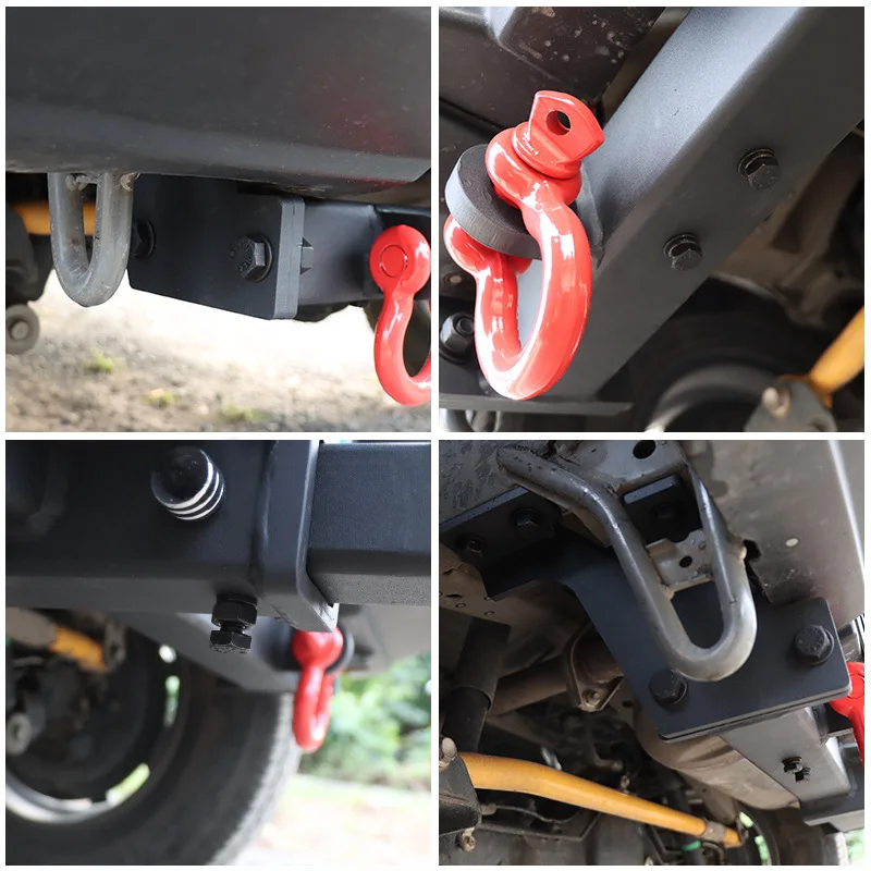 ANYUE Customized G209 Off-road Bow Shackle Screw Pin Heavy Duty High Quality Steel Snap Shackles Spraying Surface Treatment