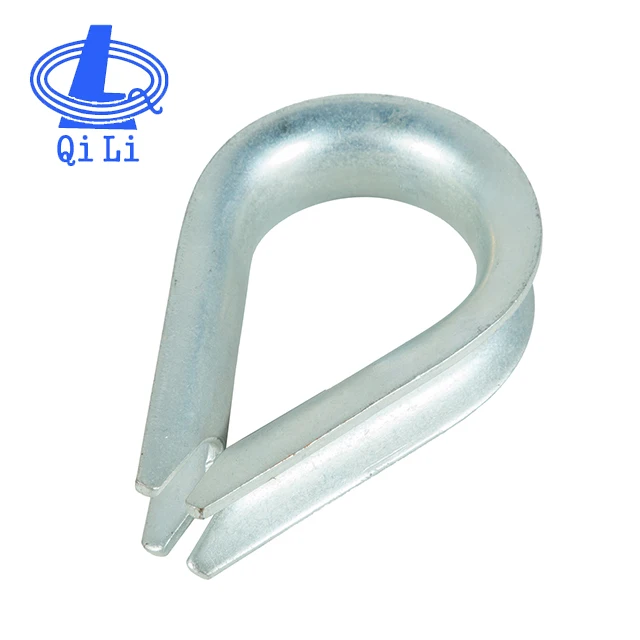 Thimble Standard Stainless 316 G411 H Wire Rope Us Type steel wire rope Thimble