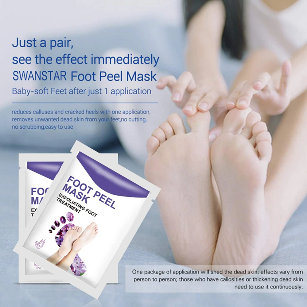 Private Label Exfloating Foot Mask For Skin Peeling Off Calluses And Dead Skin