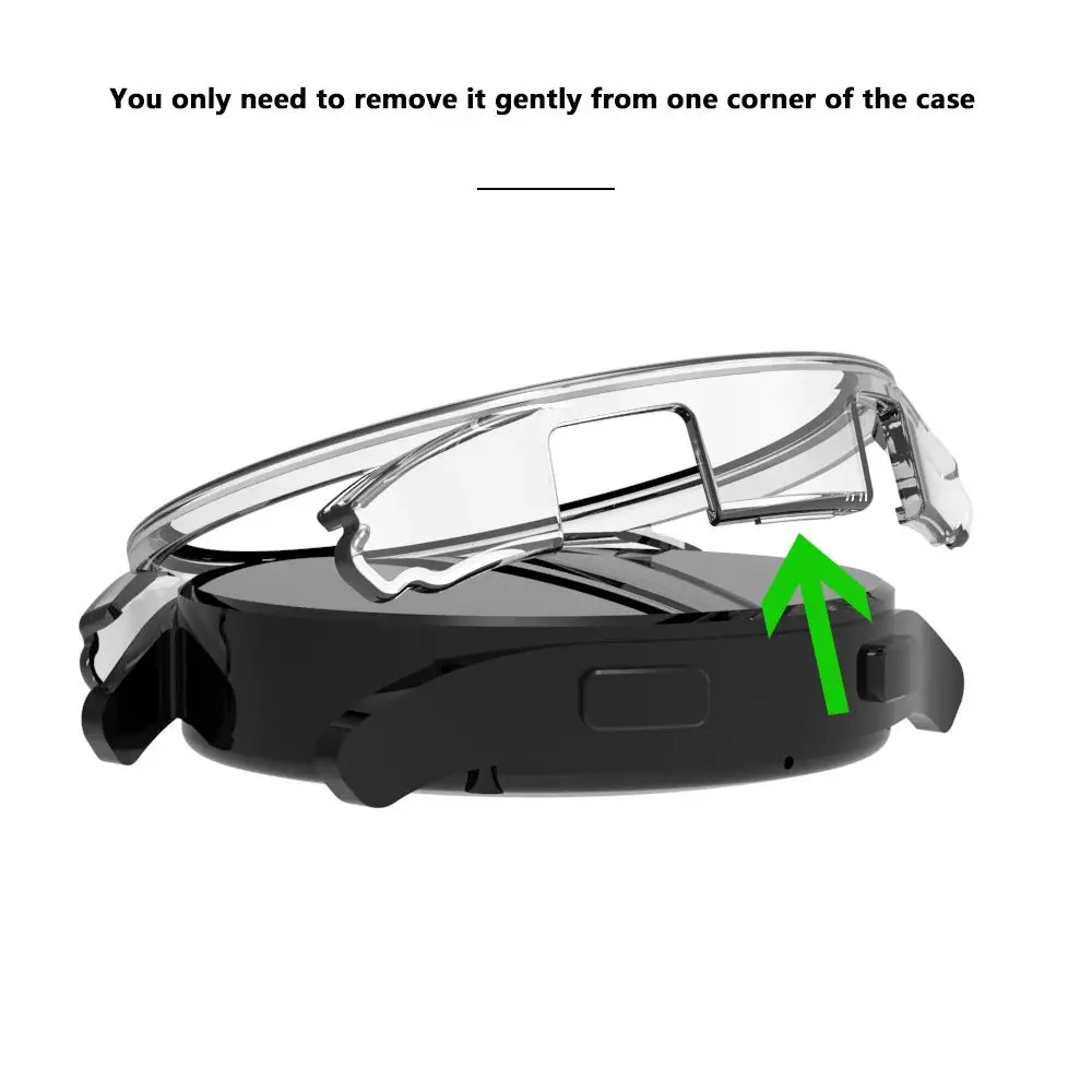 ShanHai New Protective Case for Samsung Galaxy Watch 4 40mm 44mm Protect Cover PC Bumper Shell For Galaxy Watch 4