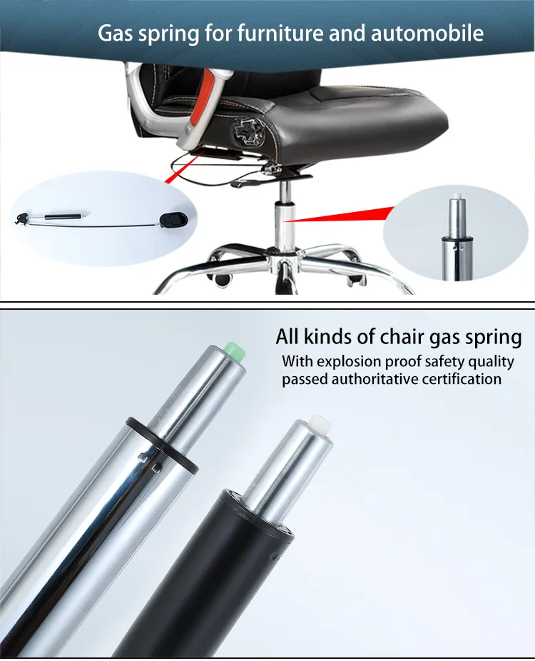 steel adjustable nitrogen office swivel chair jack big gas piston chair lift gas 180 mm for seat