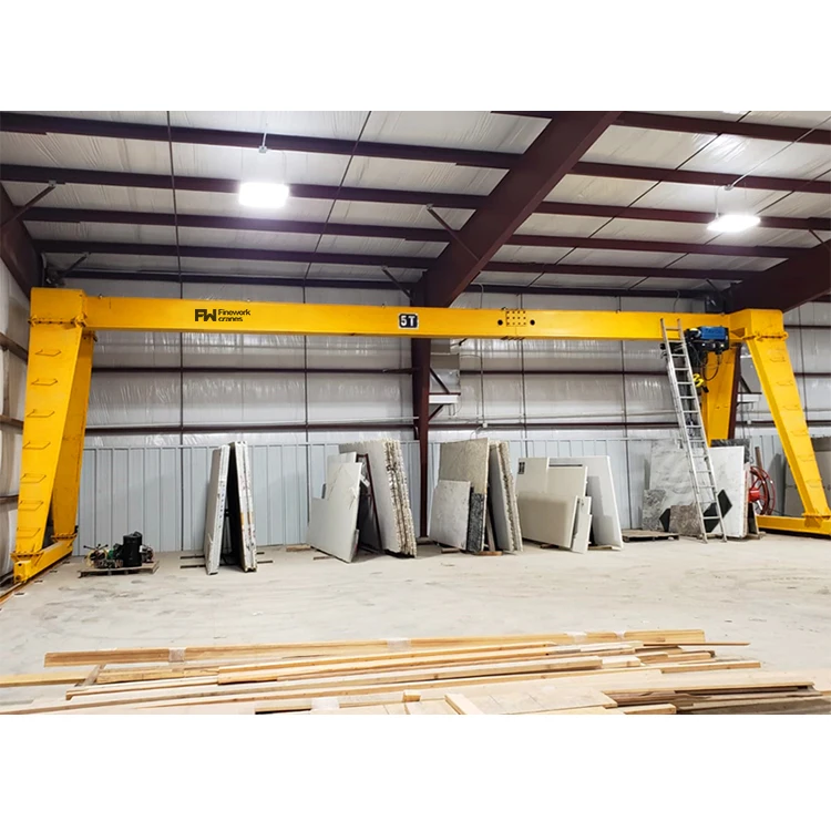 Factory hot sale electric motor gantry crane 2t 15 ton gantry crane single beam gantry crane price