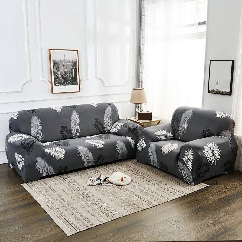 Professional Manufacturer High Quality Flower Pattern Sofa Set Furniture Protective Cover Cushion Cover Sofa 4 Seater