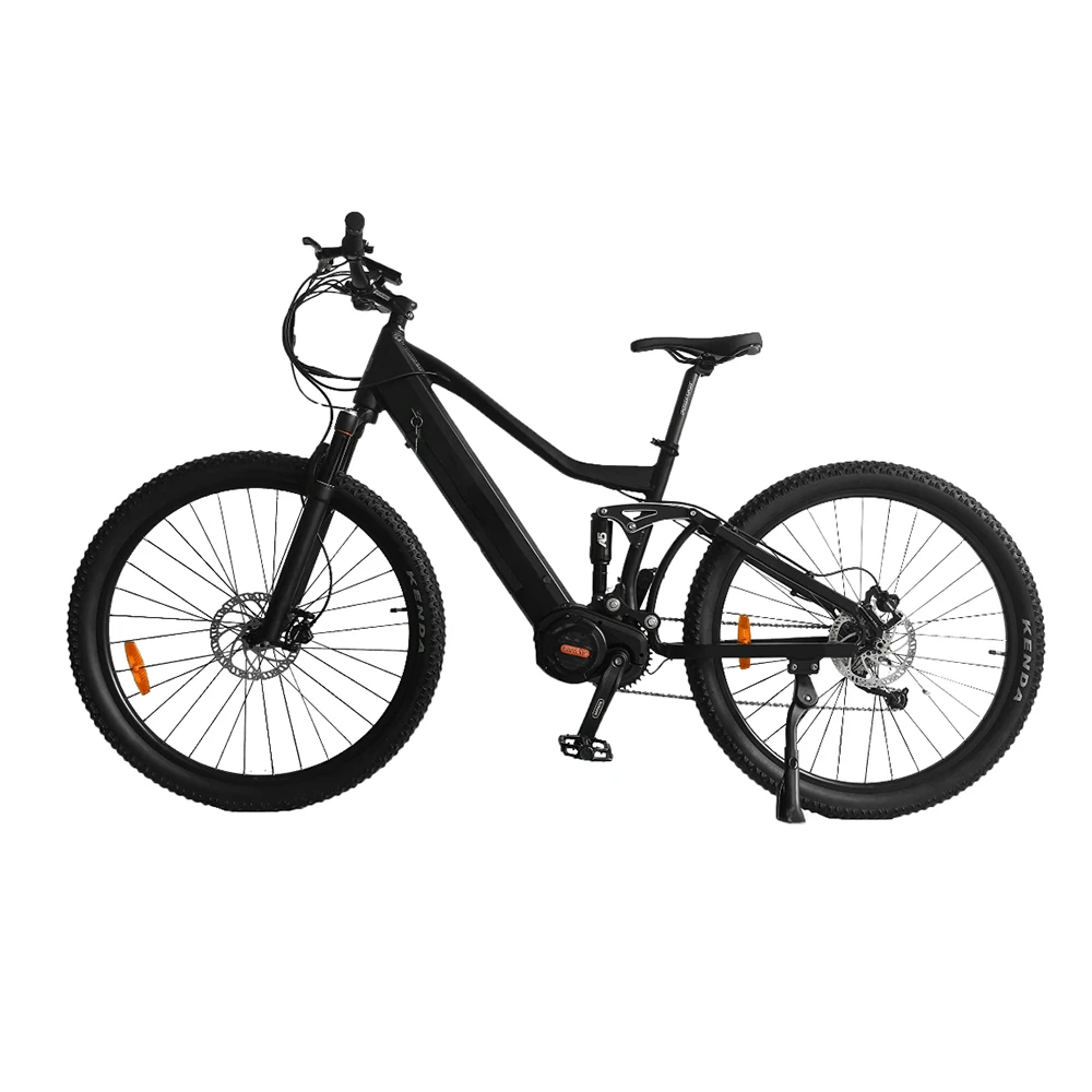 Suspension Powerful Mid Drive Motor Bicycle High Speed Aluminum Alloy Lithium Battery LCD 48V Electric Bike 750 W Ltwoo 7 Speed