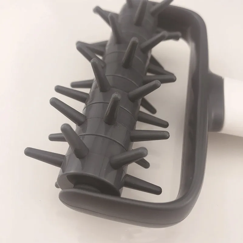 Homemade Pizza Cake Pie Bread Pastry Baking Tool Handle Roller Docker Stainless Steel Pizza Dough Docker Needle Roller For Pizza