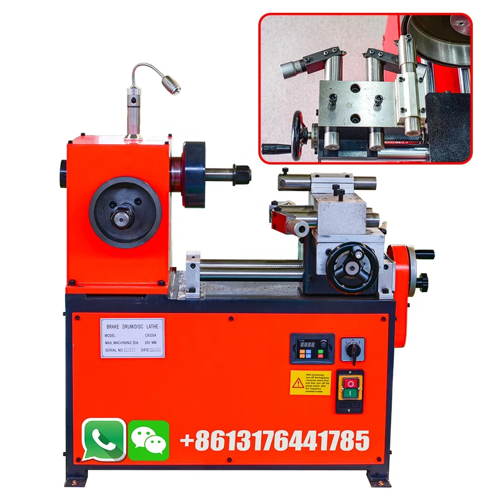 CE Standard C9335 C9335A C9340 lathe to rectify discs and brake drums brake disc drum lathe machine