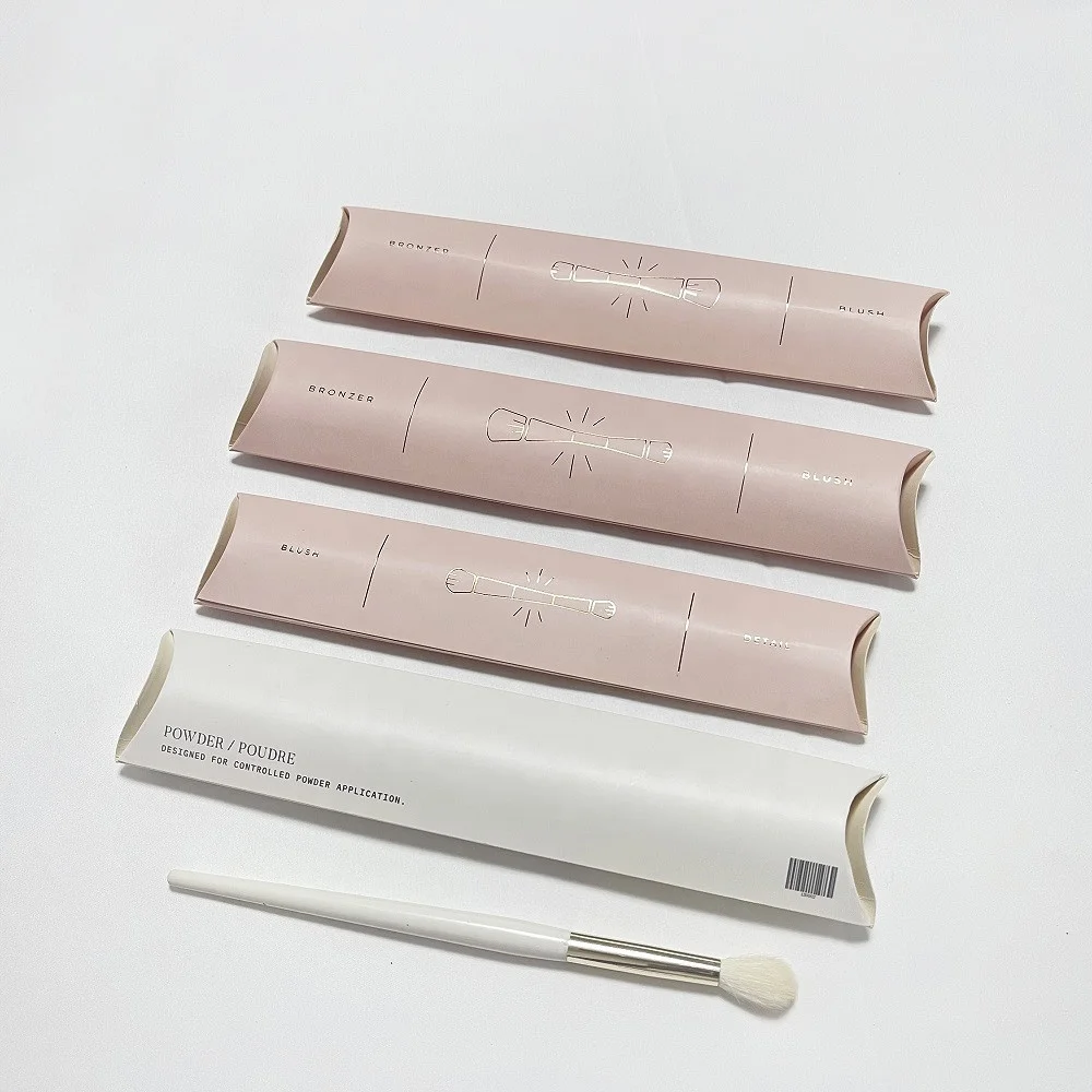 Cosmetic Brush packaging paper box pillow card box