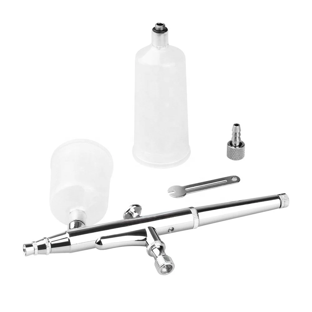 Hot Air brush Machine Kit Dual Action Mini Airbrush for Body Panting Art Nail Model