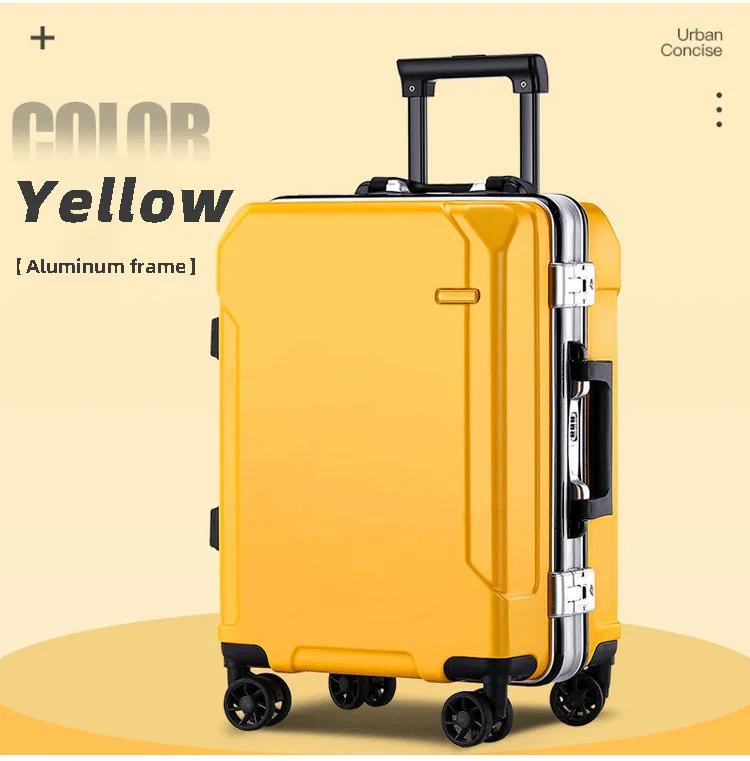 Excellent Value Aluminum Frame Carryon Luggage 20 Inch Luggage Aluminum Travel Suitcase China Factory Price Wholesales