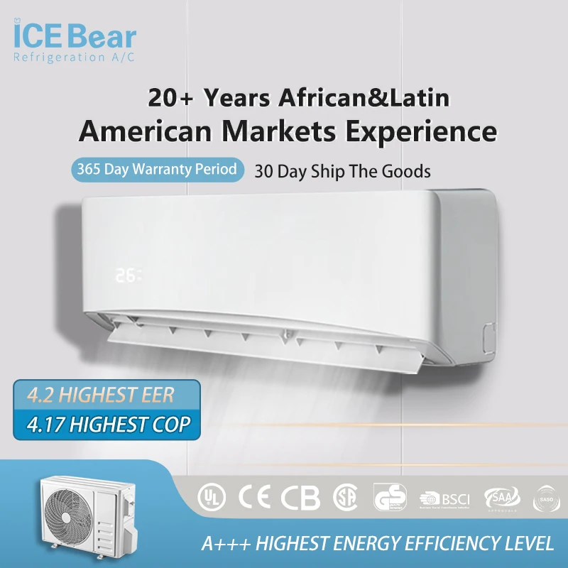 9000BTU Inverter Cooling Only Single Room Airconditioner Wall Split Air Conditioner 36000 Btu Split Air Conditioner Air Max