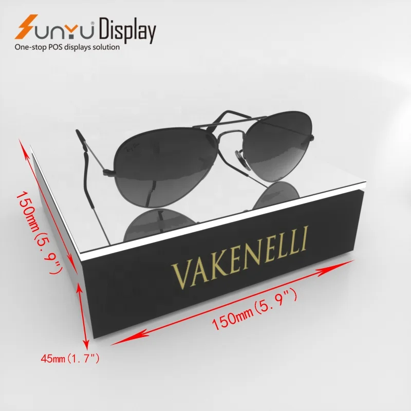 Lucky customized counter rotating eyeglass display