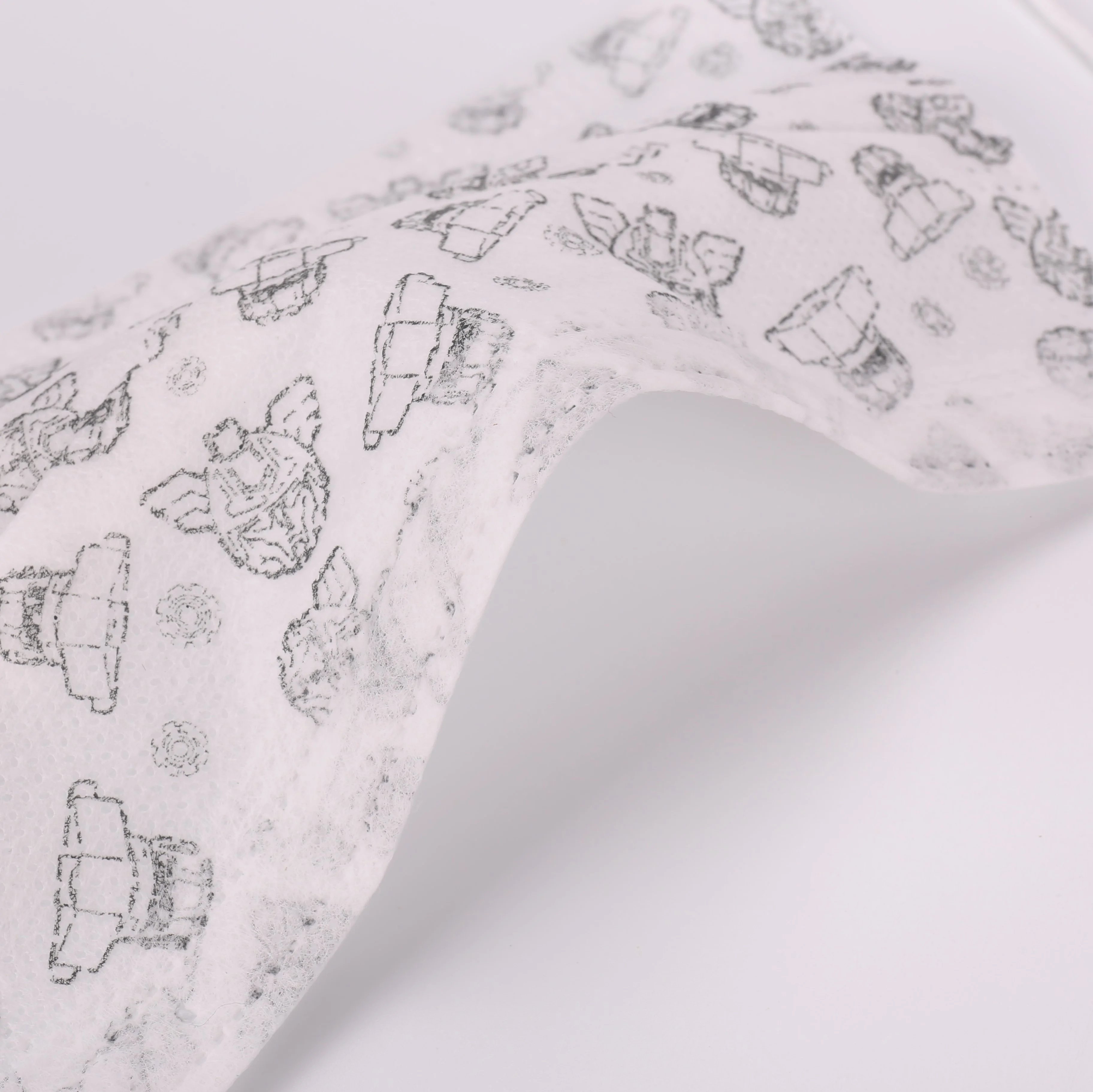Cartoon Flat Pattern Disposable Half Face Mask for Kids Functional Dust Proof with Nose Shield Kids Fashion Mask