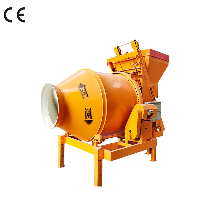Rubber Tire 500 litre Mobile Concrete Mixer with Self Loading from China