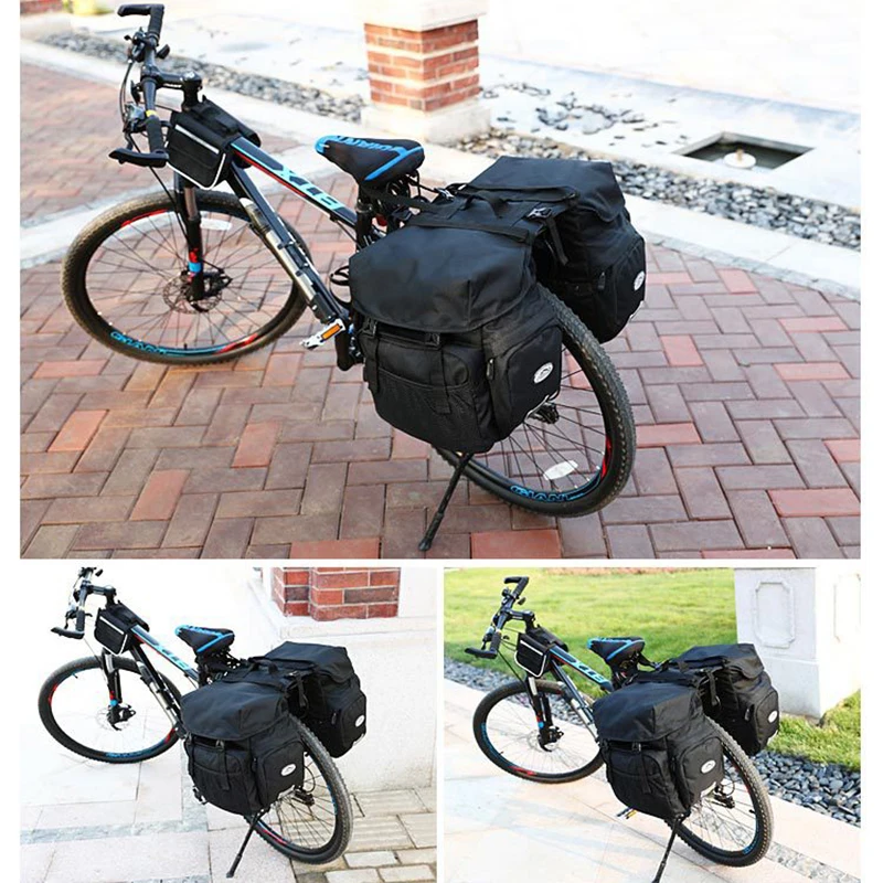 Wholesale Outdoor Waterproof Travel Cycling Rear Rack Saddlebag Bike Bicycle Pannier Saddle Bag