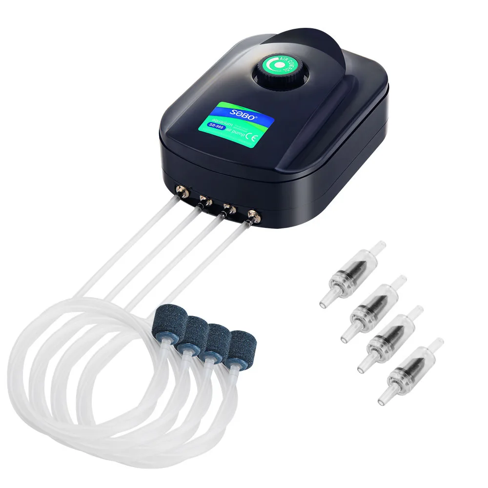 220 В аквариум, кислородный насос, бесшумная машина, маленькая кислородная машина для аквариума, аквариум, воздушный насос 8 Вт 12 Вт