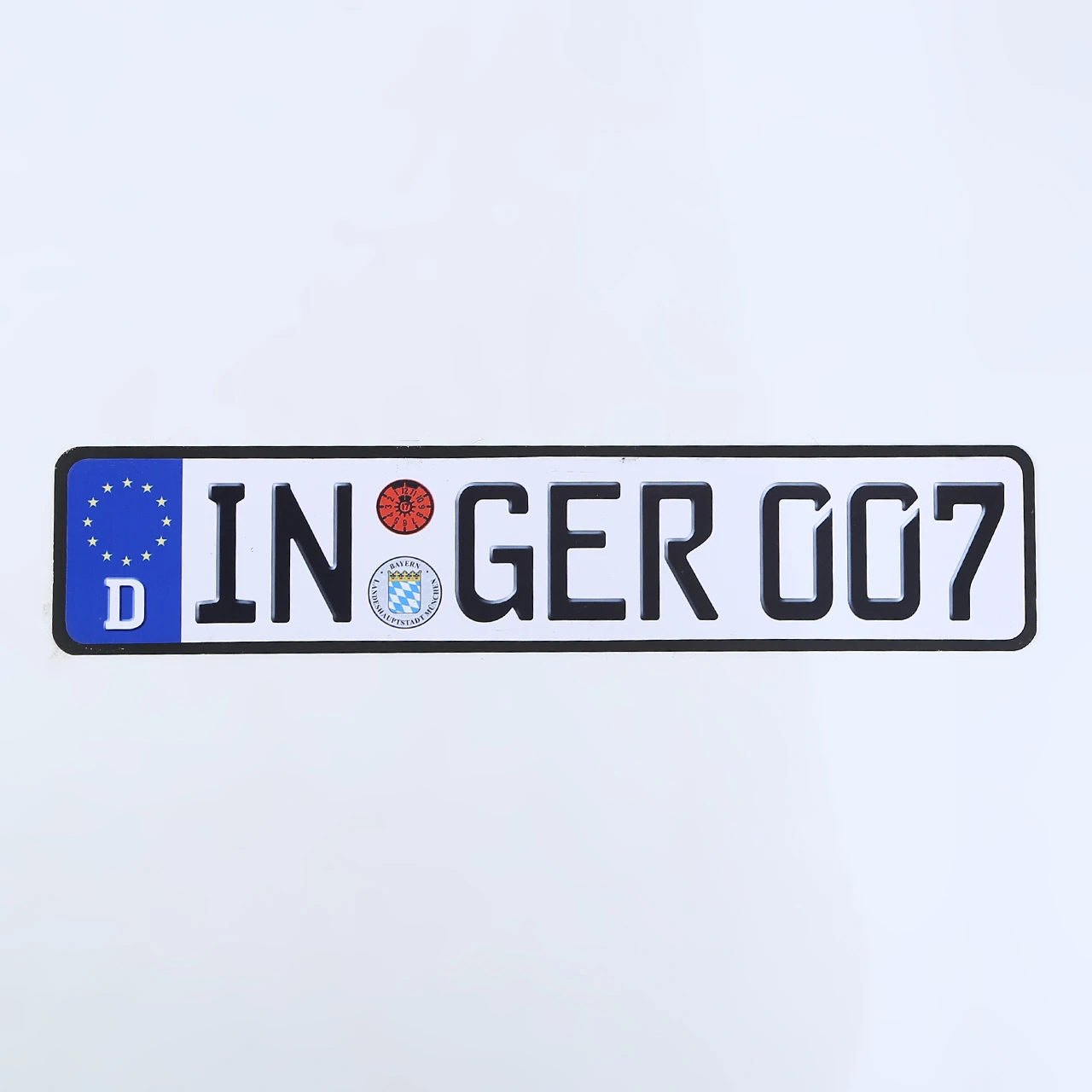 Оптовая продажа, автомобильный номерной знак, отражающий Европейский номерной знак с логотипом