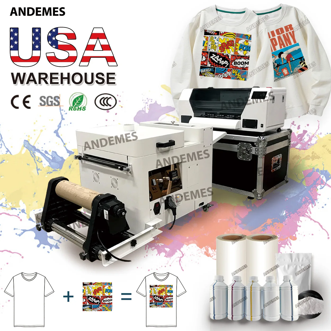 Одиночный принтер epson xp600 с головкой A3 DTF