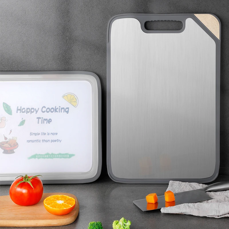 
Portable campo cheeze universal cutting board metal kitchen multi-function plastic national inox big cutting board for dough 