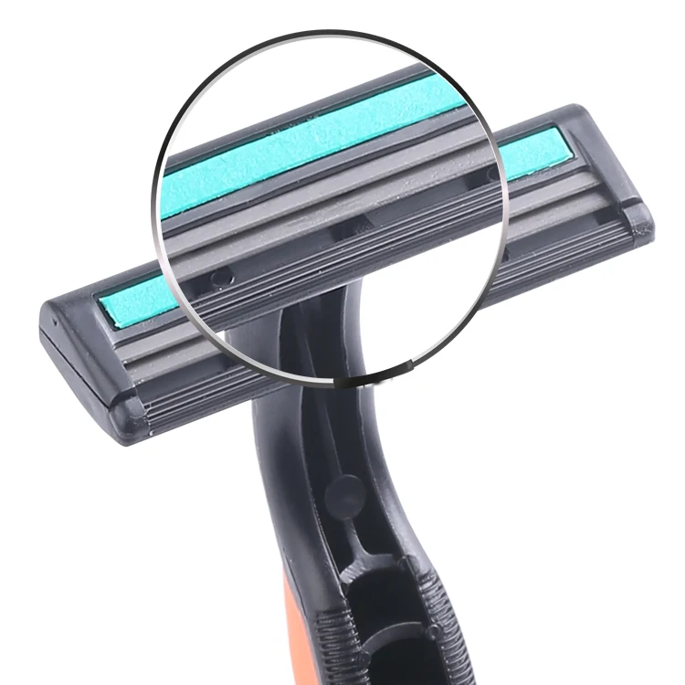 GOODMAX Customization High Quality Cheap Twin Blade Durable Using Disposable Shaver Beard Razor for Men
