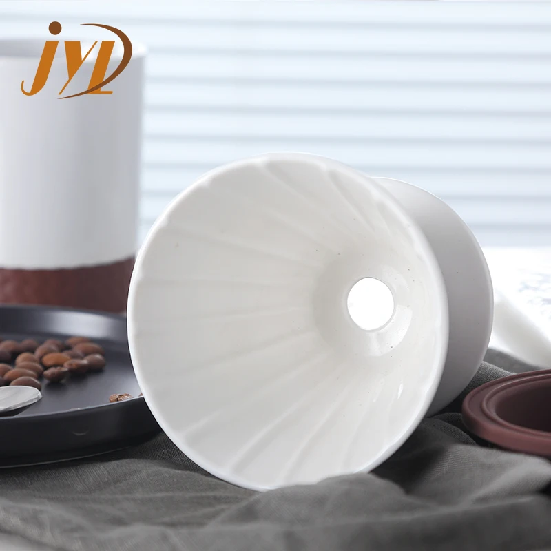 
Good sales Ceramic drip pot dripper set french coffee maker 