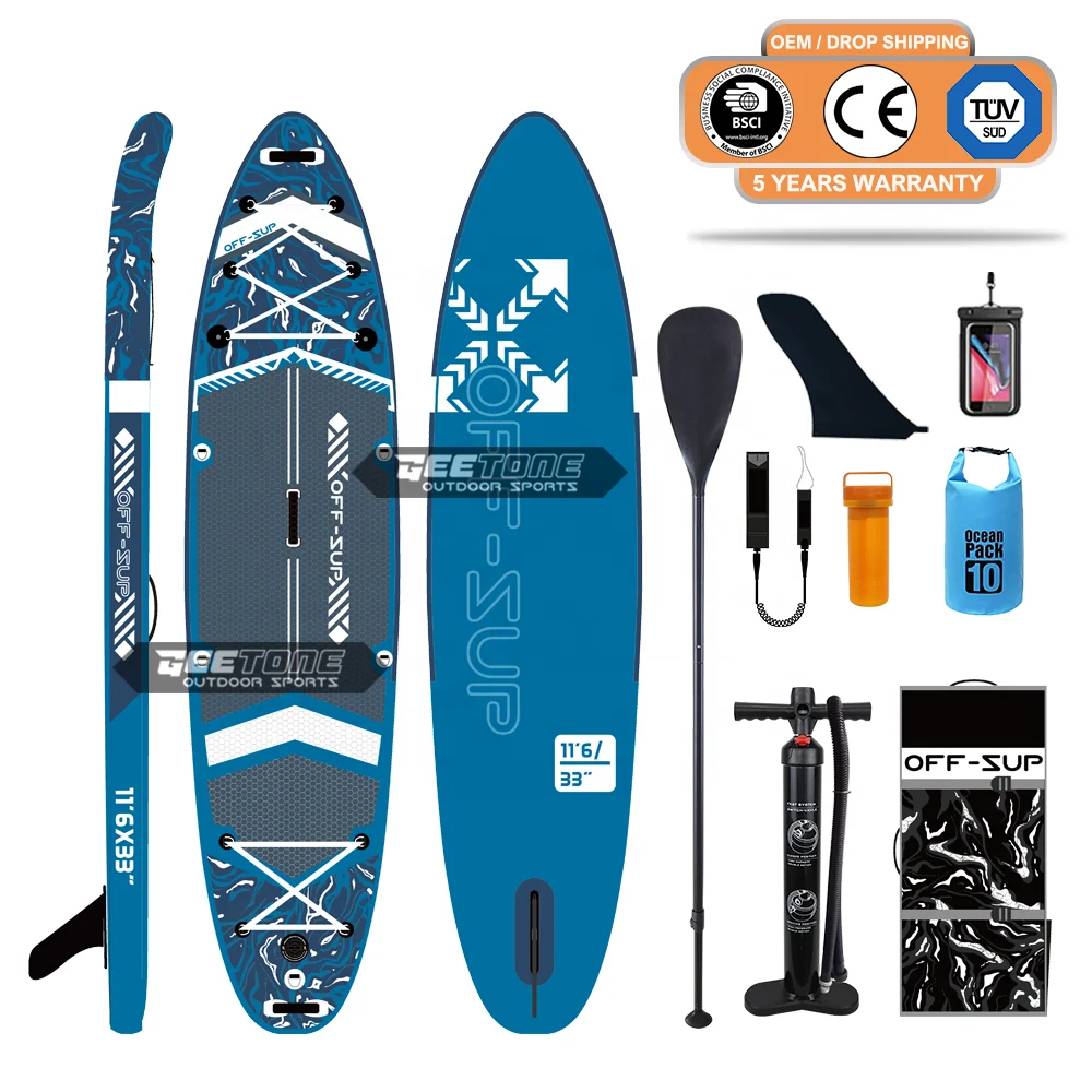 Geetone OFFSUP New Design Light weight Inflatable SUP Stand Up Paddle Board For Sale