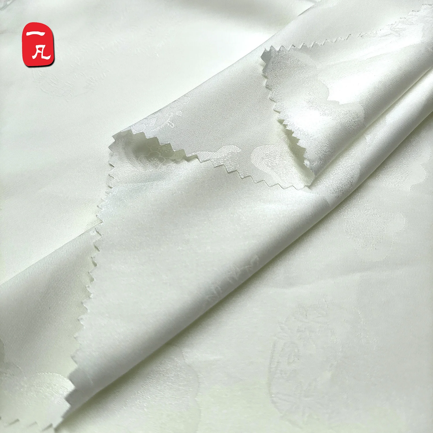 Auspicious Clouds Pattern Embossing Satin 97%Polyester 3%Spandex  jacquard fabric for Hanfu Cheongsam
