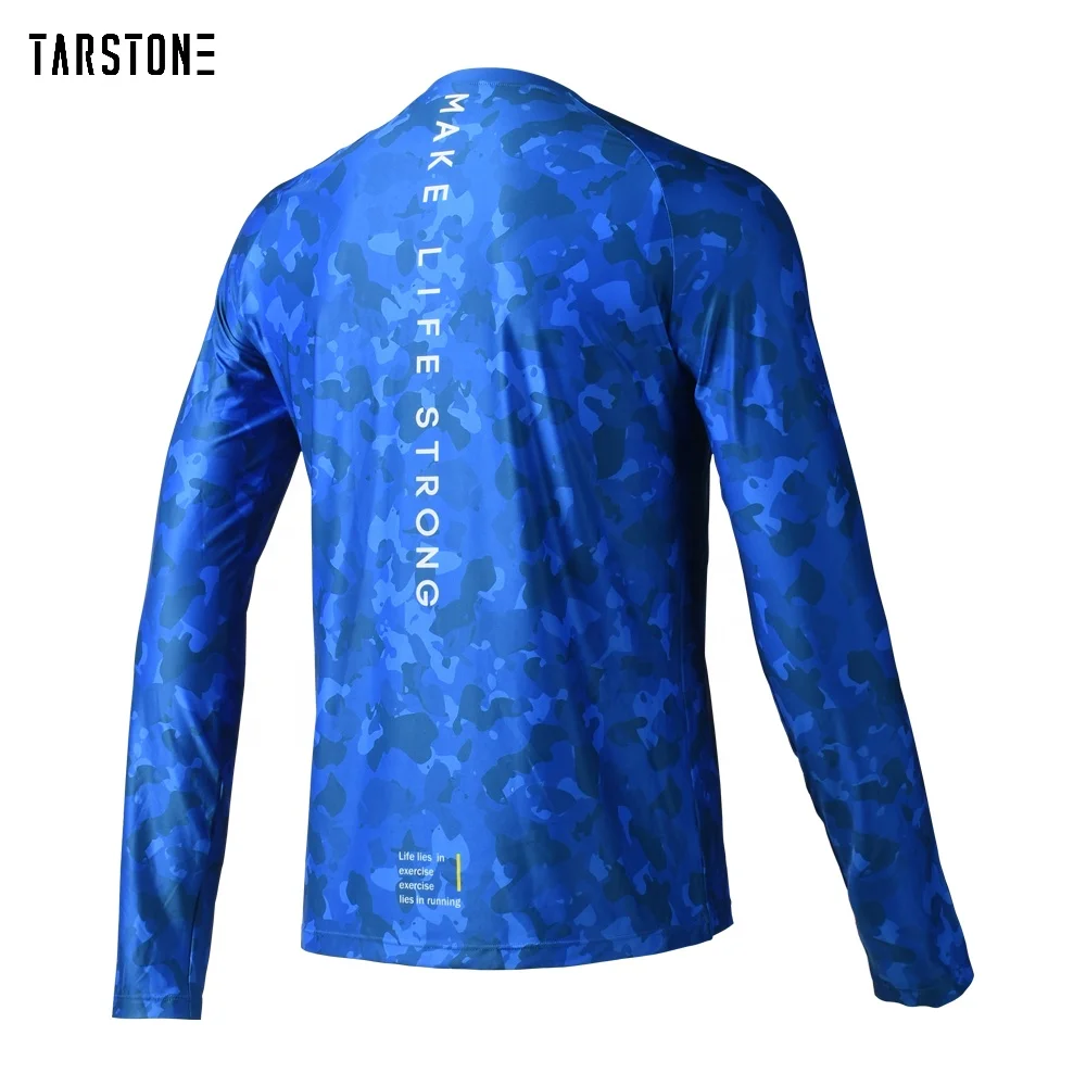 Tarstone Breathable Sport Shirt Men Running T Shirts Quick Drying T-shirt Outdoor Gym Training shirts