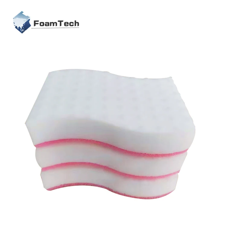 Customized Melamine Cleaning Block Nano Magic Eraser Sponge for Washing Dishes PVC Bag Custom White Sponges & Scouring Pads