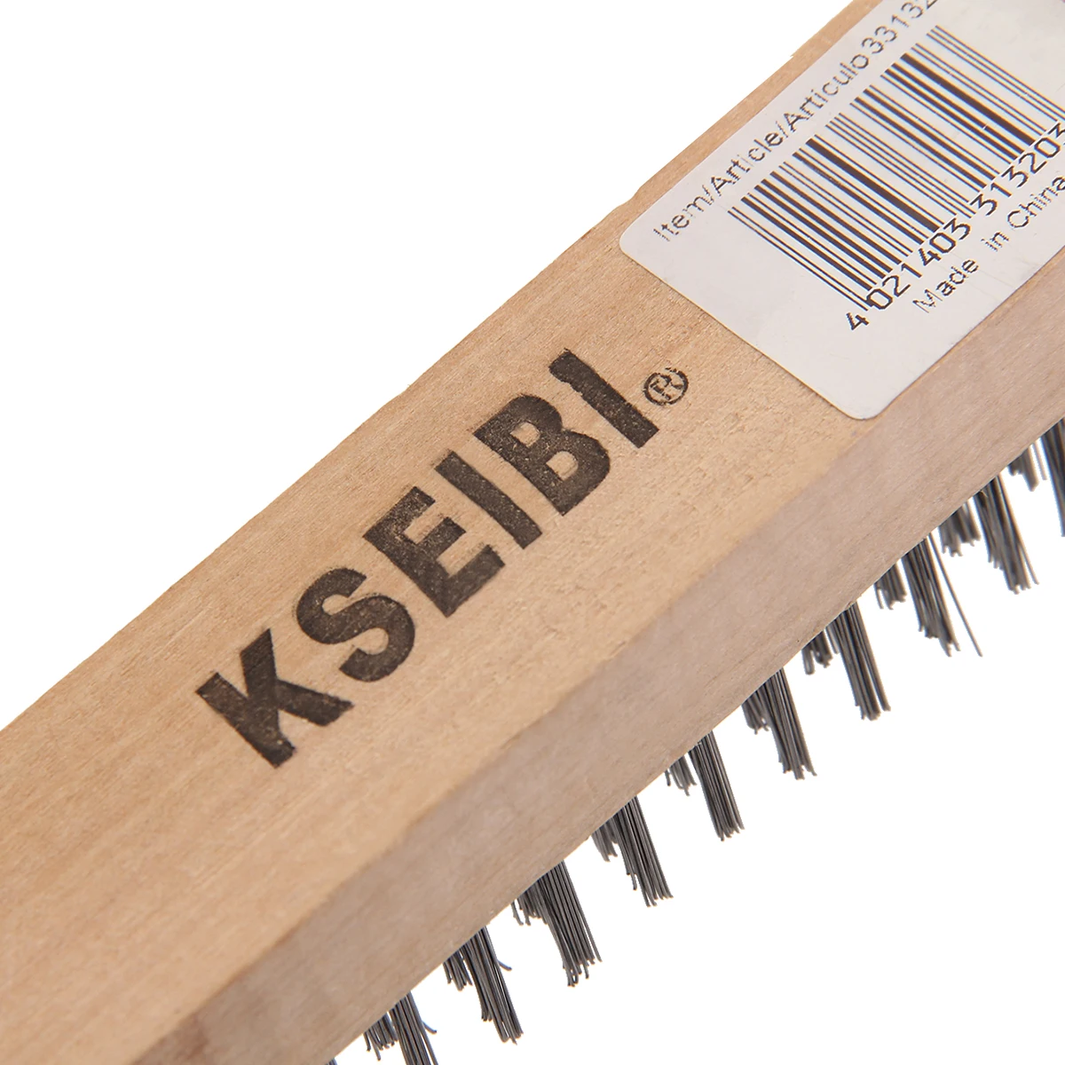 KSEIBI European Brass Hand Brush With Wooden Handle / Cepillo de mano