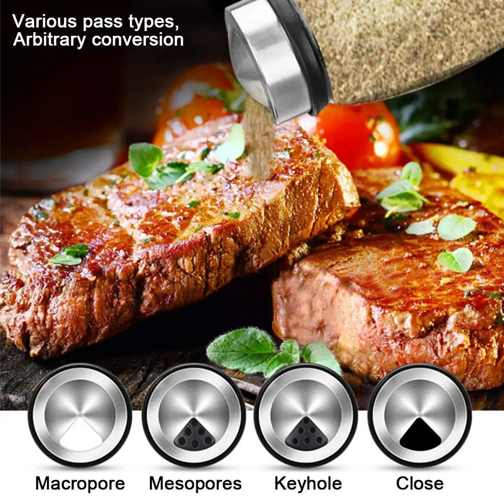 Spice Rack Organizer Kitchen Countertop Spice Storage Rack Swivel Rack Tower Set with 6 Glass Spice Refill Container Jars