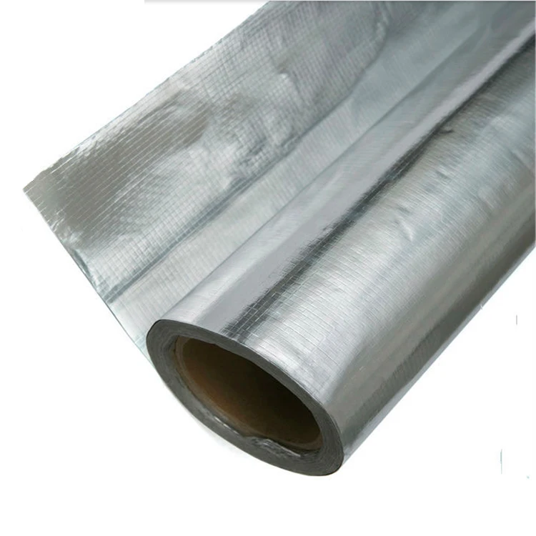 Tecido reflective thermal double faced heat insulation roof aluminum foil fabric