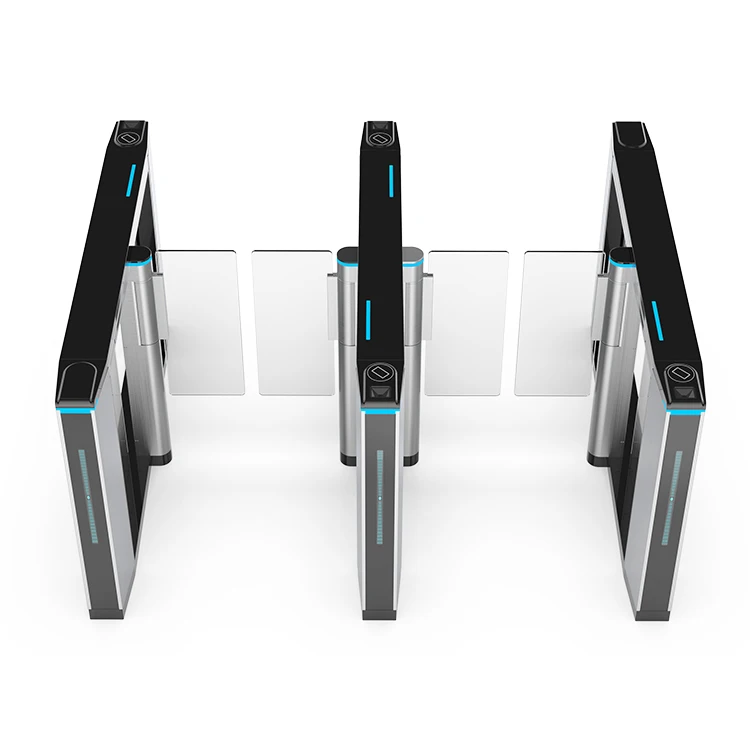 Luxury Self Closing Fast Lane  Smart High Performance Electronic Board High Safety Full automatic Barrier Swing Arm Speed Gate