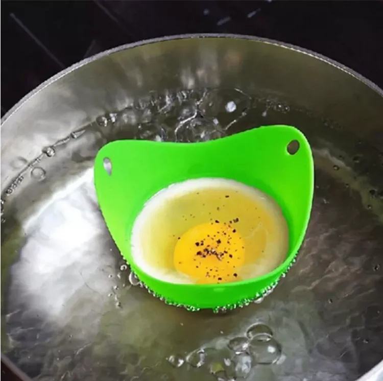 Wholesale Cheap Kitchen Cooking Tool Silicone Egg Boiler Silicone Egg Poacher Silicone Egg Cooker