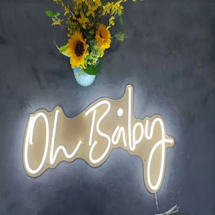 
Drop Shipping Custom Acrylic Led Neon Flex Strip 12 V Logo Sign Lights Lighted Sign For Sale 