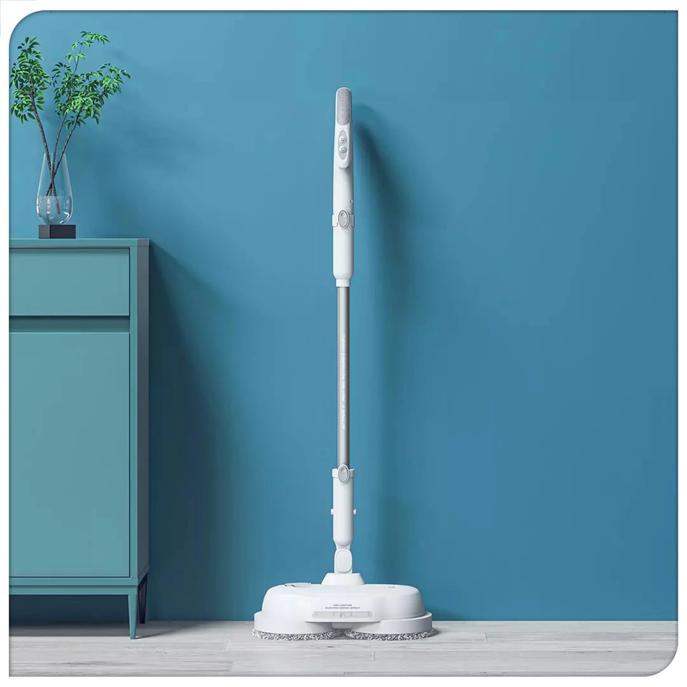 High Quality Wireless Dual Spin Spraying Floor Cleaner Mop Electric rotary Cleaning Mop cleaner