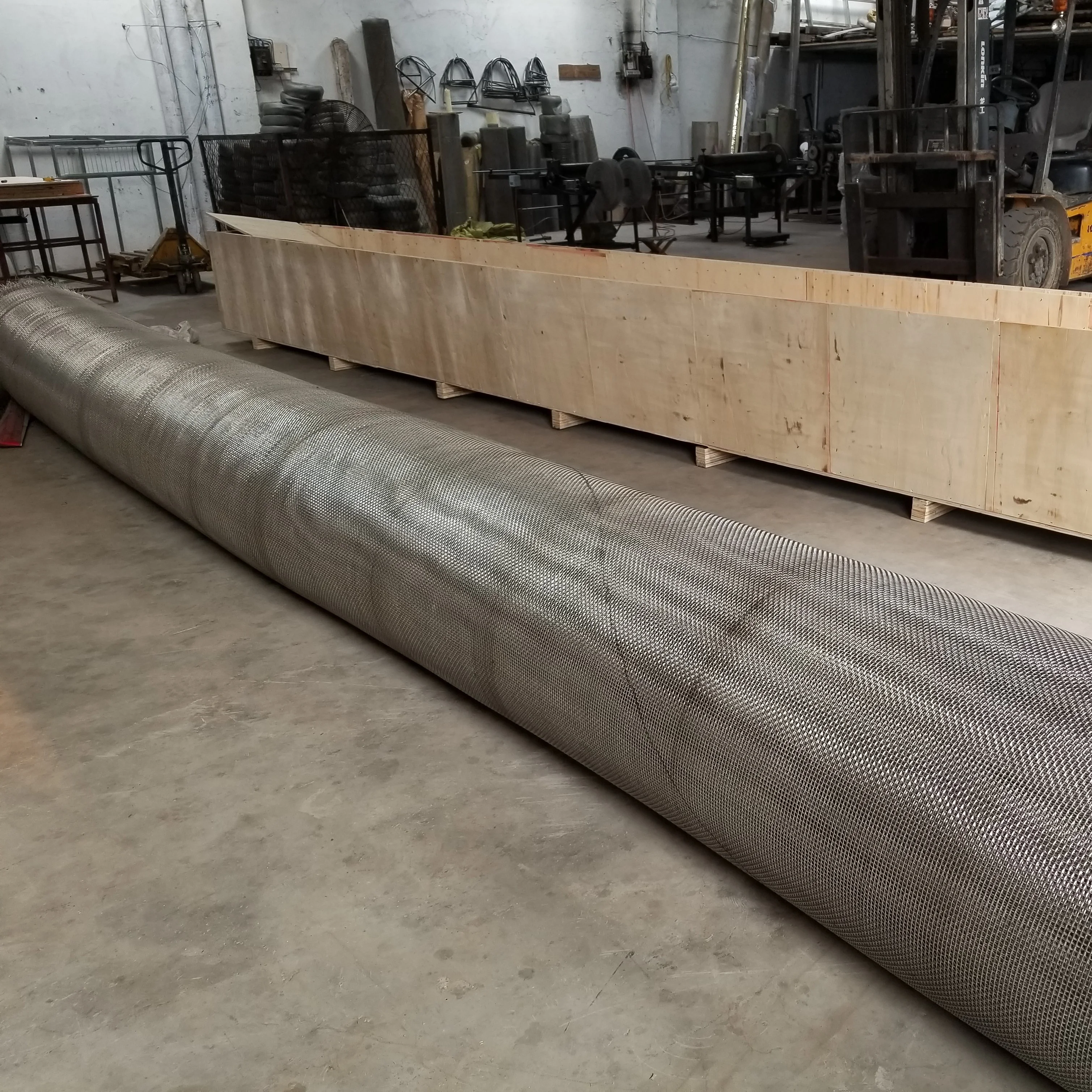 Mining Vibrating Screen Mesh SUS 304 316 316l Stainless Steel Crimped Woven Wire Mesh