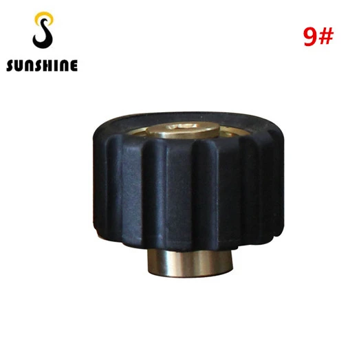 SS Car Washer Jet Gun Foam Lance Adapter M22*1.5-14 Connector Foamer Nozzle Tool High  Pressure Connector For Karch HD HDS 9#